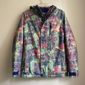 Burton Horizon Dryride Splatter Mountain Dew Promo Damen-Snowboardjacke Small - Bild 1 von 24