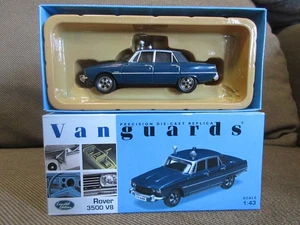 1:43 Lledo Vanguards Rover 3500 V8 London Metropolitan Police VA06501 - Picture 1 of 7