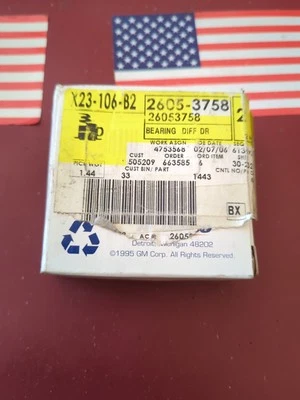 Genuine OEM GM/ACDelco 1984-2022 Multi Purpose Bearing With Race  26053758 - Image 1 of 3