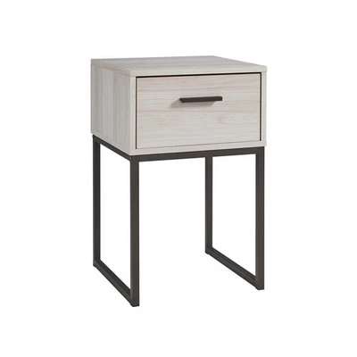 Socalle 1 Drawer Nightstand, 26" Tall, Natural Beige - Image 1 of 4
