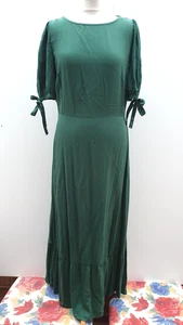 Finery Ruby short sleeve tiered hem round neck mid dress new tags size 14 - Picture 1 of 9