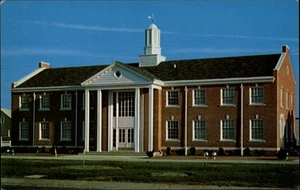 Postal de colección Stone Harbor New Jersey Borough Hall terminada 1956 sin usar - Imagen 1 de 2