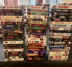 VHS Lot 11 Movies! You can Request 11- 250+ to pick from - Picture 1 of 5