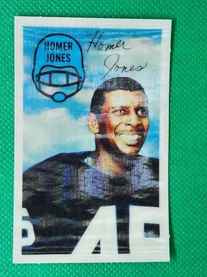 1970 Kellogg's #52 Homer Jones Cleveland Browns VERY MINOR CRACK - Image 1 of 3