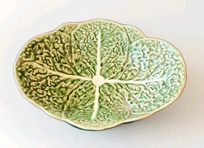 Bordello Pinheiro Cabbage Ware Plate Majolica Portugal - Image 1 of 3