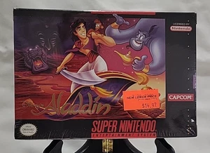 Disney's Aladdin - SNES - Factory Sealed - Very Good Condition - Picture 1 of 14