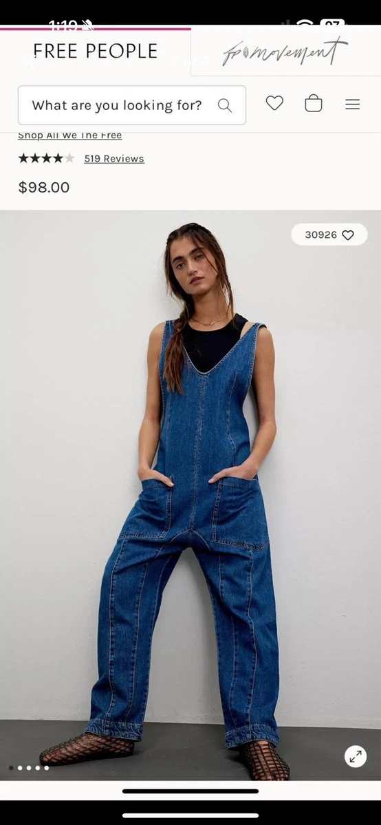 Free People Denim Jumpsuits & Rompers for Women for sale | eBay