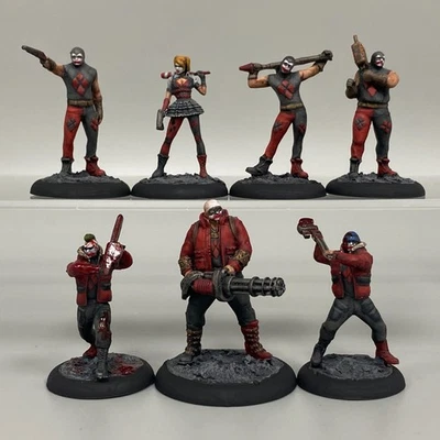 HARLEY QUINN WITH THUGS, BRUTE BATMAN MINIATURE GAME KNIGHT MODELS ARKHAM KNIGHT - Image 1 of 4