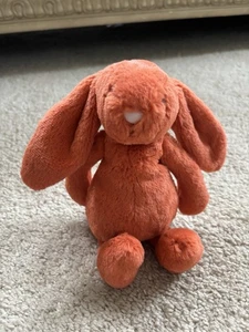 Juguete de peluche Jellycat Bunny Rabbit naranja animal de peluche BONITO 8" - Imagen 1 de 9