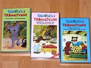 3x VHS Janoschs Traumstunde Ich mach Dich gesund sagte der Bär  Wolkenzimmerhaus - Bild 1 von 1