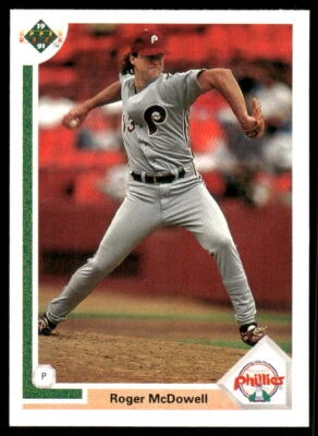 Roger McDowell 1991 Upper Deck #406 Philadelphia Phillies - Image 1 of 2