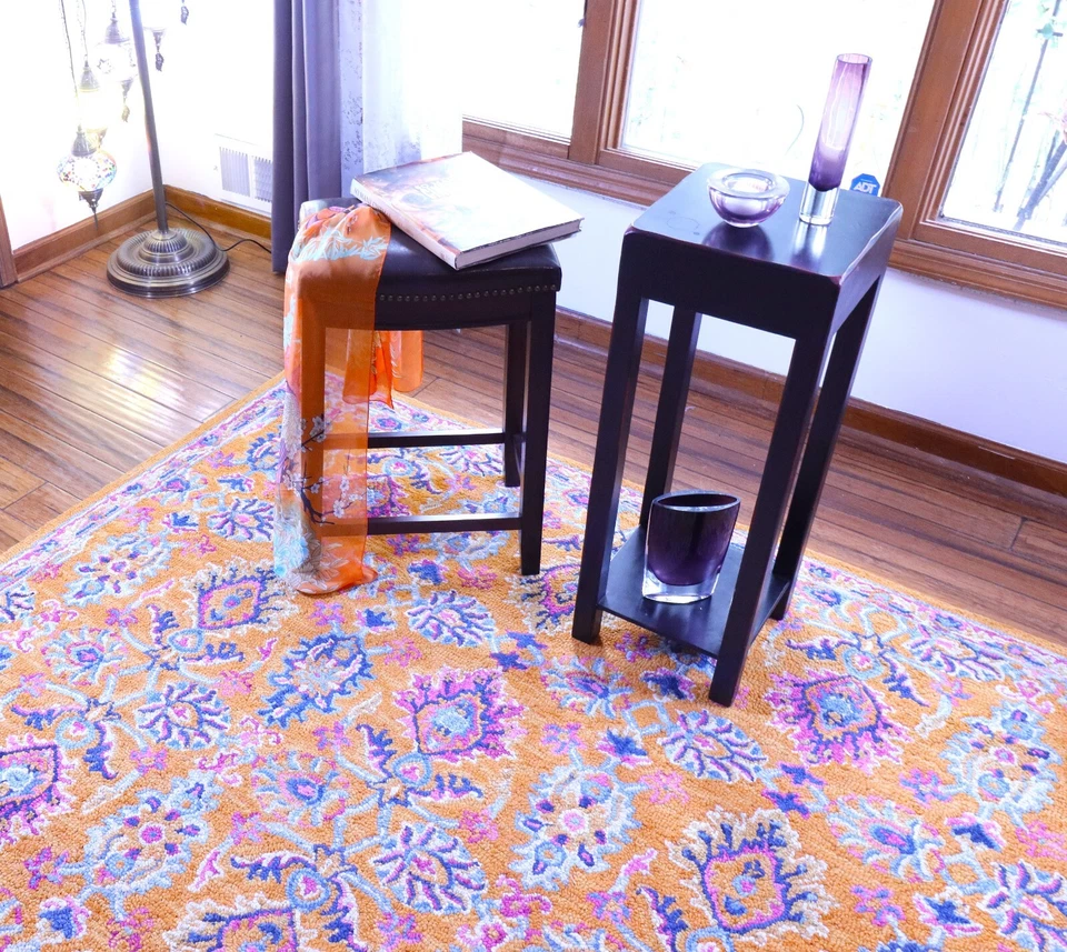 Momeni Ibiza Wool Area Rug, 8' X 10', Orange 8' X 10' - Image 1 of 3