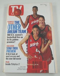 TV Guide magazine WOMENS BASKETBALL COVER Olympics dream team Jul 27 1996 issue - Picture 1 of 3