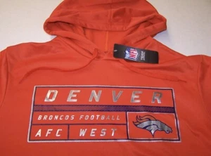 Denver Broncos Orange Hooded  Sweatshirt  Men’s Medium       New with Tags - Picture 1 of 1