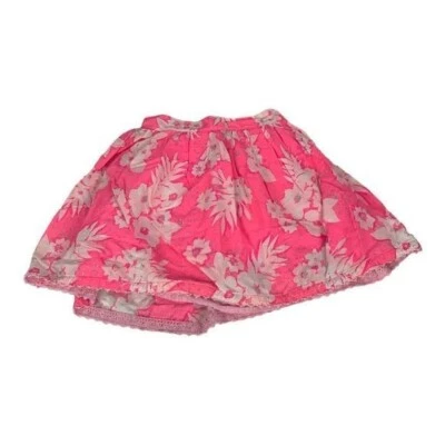 Sonoma Pink Floral Girls Skirt With Elastic Waist & Built-In Shorts Size 7 - Image 1 of 4