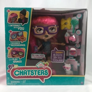 Chatsters Gabby Electronic Interactive Girl Toy Doll, App Talks Box Damage - Picture 1 of 7
