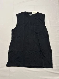 Duluth Trading Co Mens Longtail T Sleeveless T-Shirt Black Size Large - Picture 1 of 4