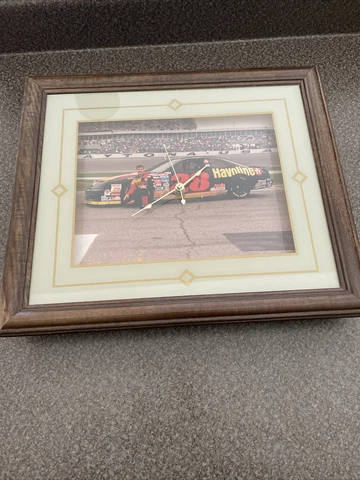 Vintage Davey Allison Picture/Clock 1991-1993 Daytona USA - EXCELLENT condition Cover