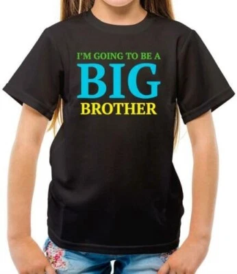 I'm Going To Be A Big Brother - Kids T-Shirt - New Baby - Sibling - Family - Bro - Image 1 of 3
