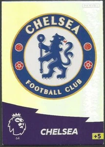 PANINI ADRENALYN PREMIER LEAGUE 2020-21- #064-CHELSEA TEAM BADGE-SILVER FOIL - Picture 1 of 1