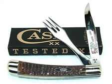 CASE XX USA,1983, 6251 HOBO TRAPPER KNIFE, CASE COLLECTORS CLUB, BROWN BONE,MINT