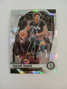 2024-25 Panini Prizm Cameron Johnson Silver Ice Prizm #202 Nets - Picture 1 of 8