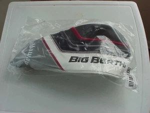 New Callaway BIG BERTHA F/W Wood HEAD COVER (Black/White/Gray) - Picture 1 of 1
