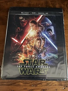Star Wars: The Force Awakens (Blu-ray/DVD/Digital HD) DVDs NEW - Imagen 1 de 3