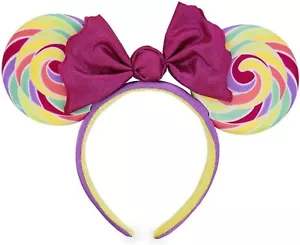 Disney Minnie Maus Lutscher Wirbel Süßigkeiten Ohren Kostüm Party Stirnband USA Verkäufer - Bild 1 von 1