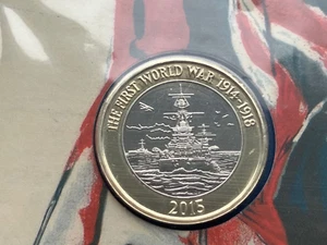 2015 The Royal Navy Two 2 Pound Coin Brilliant Uncirculated Pack BU - Picture 1 of 4