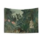 Henri Rousseau The Equatorial Jungle Painting Wall Hanging Large Tapestry