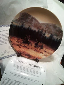 W.S George Collectors Plate ~ Within Sunrise - By Julie Kramer Cole - Picture 1 of 6
