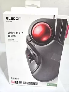 ELECOM M-HT1DRBK Wireless Optical Trackball Mouse - Black - Picture 1 of 5