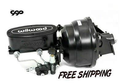 1967 68 69 CAMARO MIDNIGHT SERIES POWER BRAKE BOOSTER WILWOOD MASTER PROP VALVE - Image 1 of 4