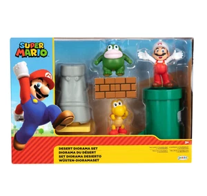 Super Mario World of Nintendo Desert Diorama Set Spike rot Koopa 2,5" Figuren - Bild 1 von 24
