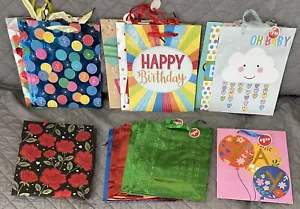 Lot of 17 Assorted Gift Bags 12x10x5 All Occasion, Birthday, Baby NEW w/ Tags - Picture 1 of 6