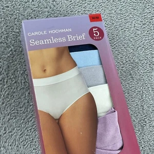 Carole Hochman 5-Pack Seamless Briefs M/M Medium Silky Soft Womens NWT 0605 - Picture 1 of 5