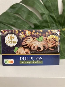 Carrefour baby octopus in tin with olive oil Spain - Picture 1 of 5
