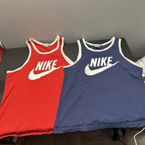 Camisetas sin mangas Nike rojas y azules talla grande para hombre - Imagen 1 de 16