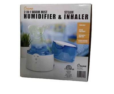 New Crane 0.5 Gallon 2-In-1 Humidifier/Inhaler Auto Shutoff - Image 1 of 4
