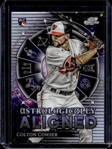 2024 Topps Cosmic Chrome Colton Cowser Astrologically Aligned RC #AA-24 Orioles - Picture 1 of 2