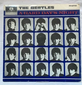 The Beatles - A Hard Days Night Lp 1964 Uk Mono PMC 1230 VG 1st Press XEX 481-3N - Picture 1 of 10