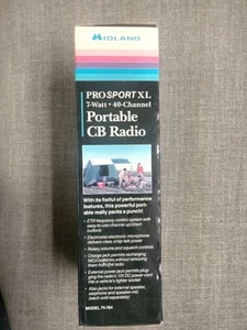 Midland 75-784 Prosport XL 40 Channel 7 Watts Portable CB Radio Excellent w/Box - Zdjęcie 1 z 9