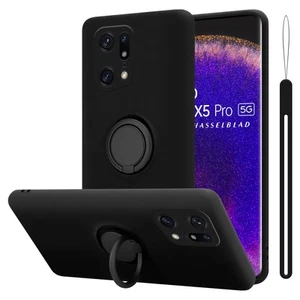 Hülle für Oppo FIND X5 PRO Schutzhülle Handy Cover Case TPU Silikon Ring - Picture 1 of 40