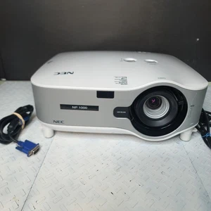 NEC NP1000 LCD Projektor 3500 Lumen XGA 1024x768 Konferenz Heimkino - Bild 1 von 9