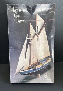 Americas Cup Racer Lindberg Ship Model Replica Series 70710 Sailboat Unassembled - Picture 1 of 4