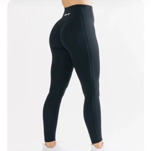Alphalete Leggings Damen Large schwarz Pulse Kinetic feuchtigkeitsableitend NEU - Bild 1 von 15