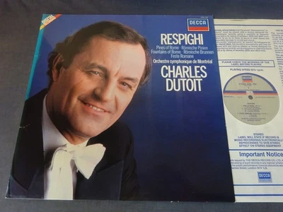 NM RESPIGHI - FOUNTAINS, PINES OF ROME LP, Montreal S/O, Dutoit, DECCA SXDL 7591 - Image 1 of 4