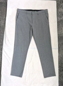 Philipp Plein Mens Trousers EU 46 W34 L28.5 Slim Fit Made In Italy Studded Seams - Picture 1 of 23