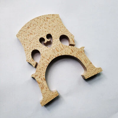 4/4 Size Cello European Wood Maple Bridge Cello Parts Fitting Ponte Ponticello - Image 1 of 3